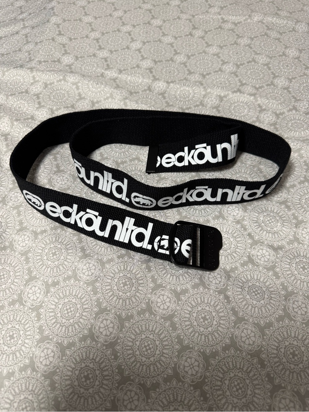 Ecko Unlimited Black and White Web Belt